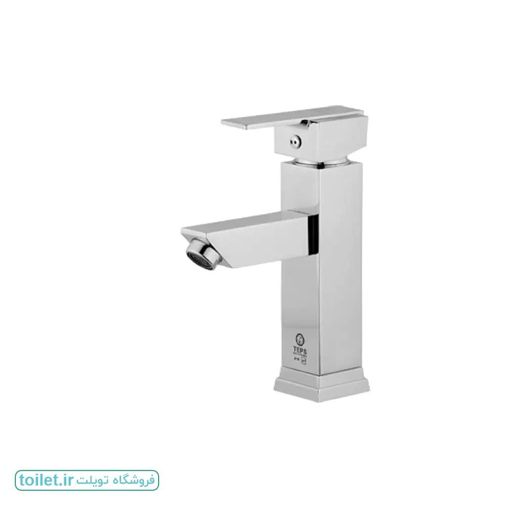 شیر روشویی تپس مدل فلت طلایی شیر روشویی تپس مدل فلت طلایی